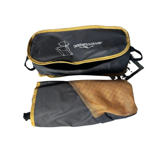 Portable Lightweight Camping Chair with Floor Stability Mat & Carry Bag w/Handle - Picture 4 of 10